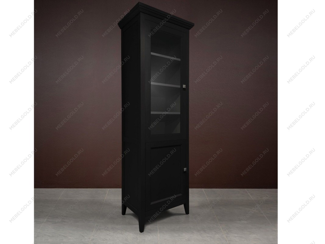 Библиотека 1 дверная левая Manhattan (Черный) | изображение 2