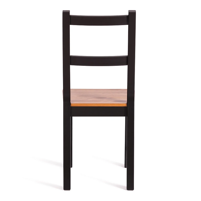 Стул Соната/Sonata chair, массив сосны, 41х50х95 см, антик/чёрный | изображение 3