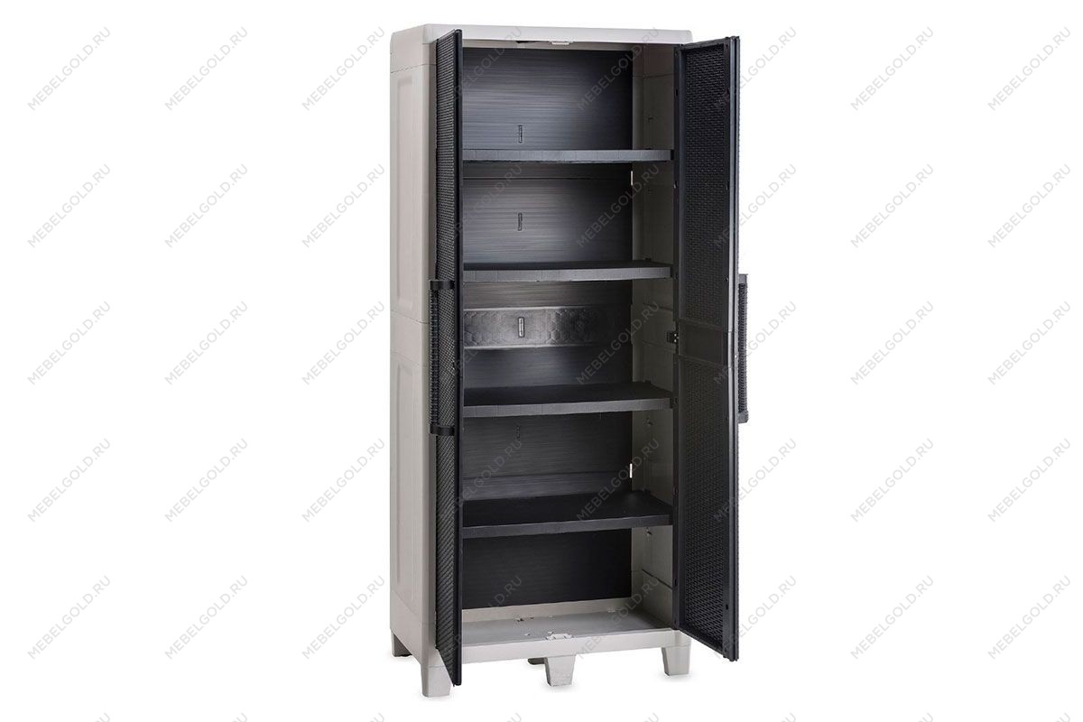 Уличный шкаф TOOMAX 2х дверный глубокий SANTORINI XL (4 полки) | изображение 1