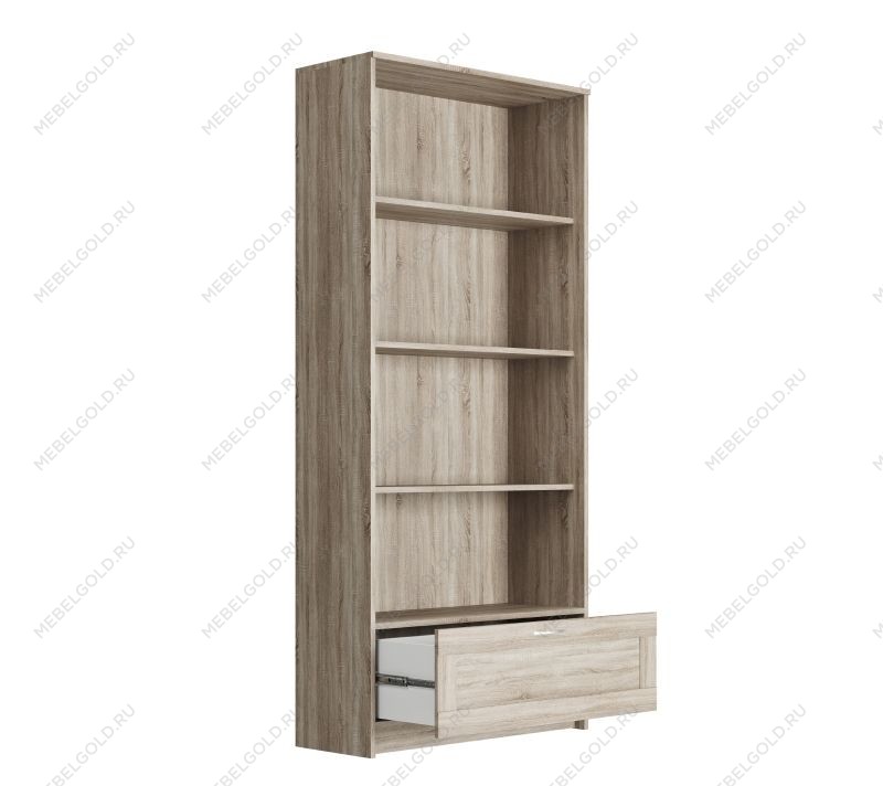 БРИМНЭС / СИРИУС Стеллаж ИКЕА / IKEA 1 ящик 78х190 сонома | изображение 2