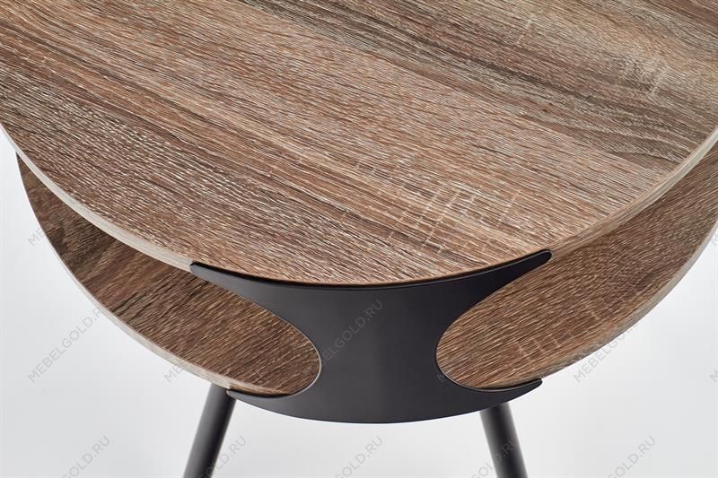 Стол журнальный Halmar KIRBY (темный дуб сонома/черный) | изображение 2