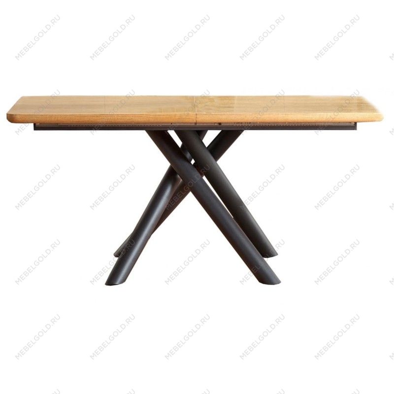 Стол обеденный Halmar DERRICK раскладной (дуб натуральный/черный)