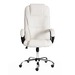 Кресло BERGAMO хром (22), кож/зам, белый, 36-01 | изображение 4