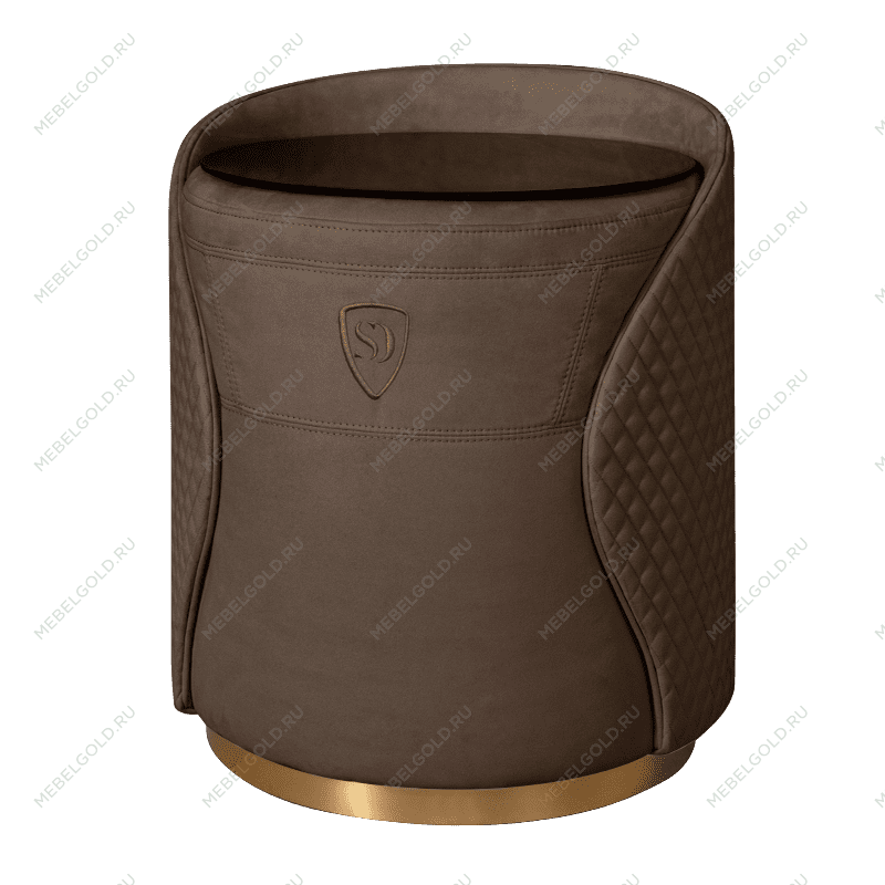 Пуф-тумба Шоколад (новабук) золото Sweet dreams PS-101