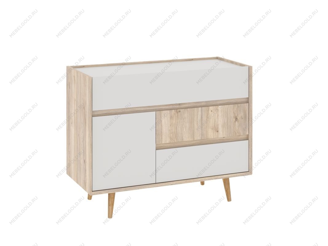 Комод малый, Аврора (1019*453*805) Дуб Мария/Кашемир, 12705
