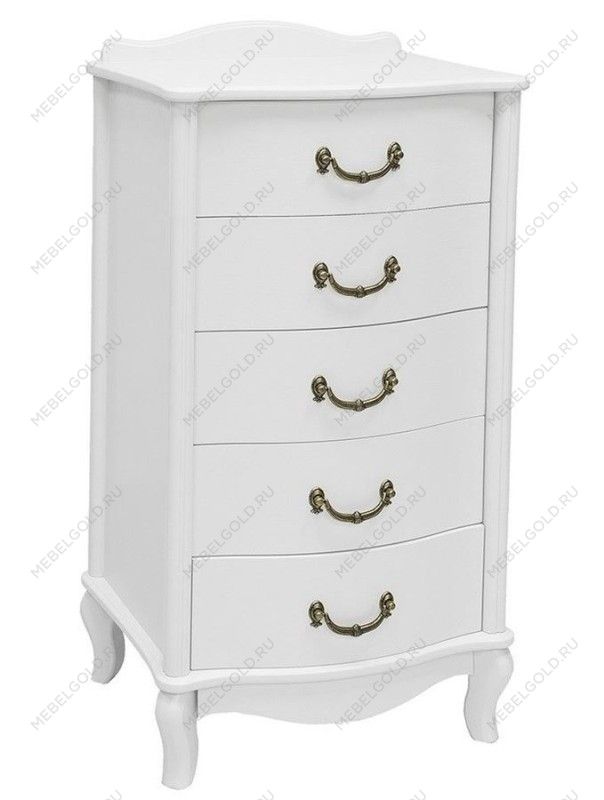Комод Джульетта узкий 5 ящ.(молочный дуб) | изображение 1