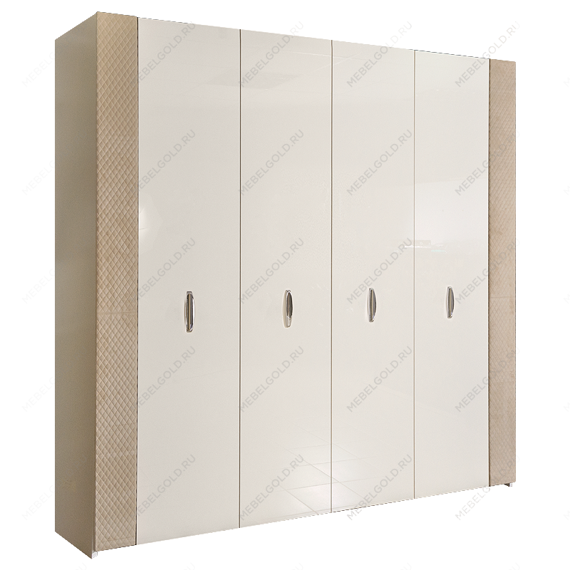 Шкаф 4-х дв. для платья и белья Paradise ПРШ 2/4