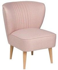 Кресло Унельма светло-розовый, рогожка