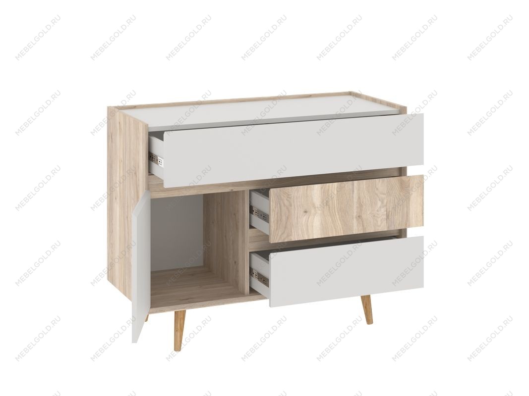 Комод малый, Аврора (1019*453*805) Дуб Мария/Кашемир, 12705 | изображение 1