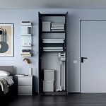 МАКС шкаф 2 двери 75х38х233 серый | изображение 3