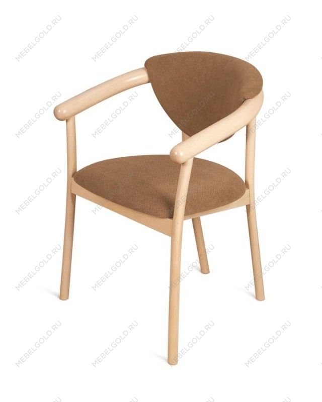 Кресло венское Виенна (беленый дуб/коричневый М08) | изображение 1