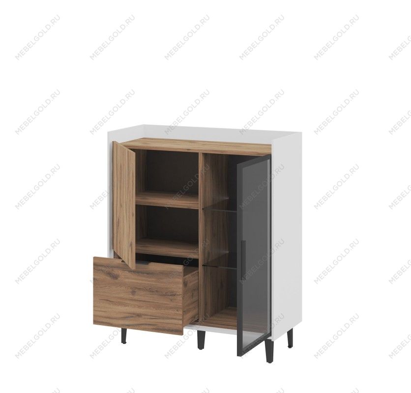 Шкаф комбинированный Модена Дуб Элисон МН-048-24 | изображение 1