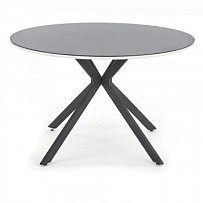Стол обеденный Halmar AVELAR (черный/белый)