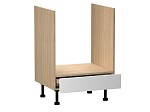 Стол под духовой шкаф СД-60, Женева (600*520*870) Дуб Палермо/Белый матовый, 22409 | изображение 1