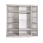 Шкаф 5-и дв. для платья и белья (3 зеркала) Амели дуб АМШ1/5 | изображение 1