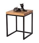 Стол кофейный Лайтборт Loft (Дуб/каркас чёрный) | изображение 3