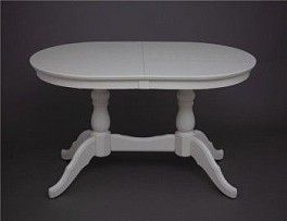Стол обеденный Овальный-1300 (слоновая кость 9001)