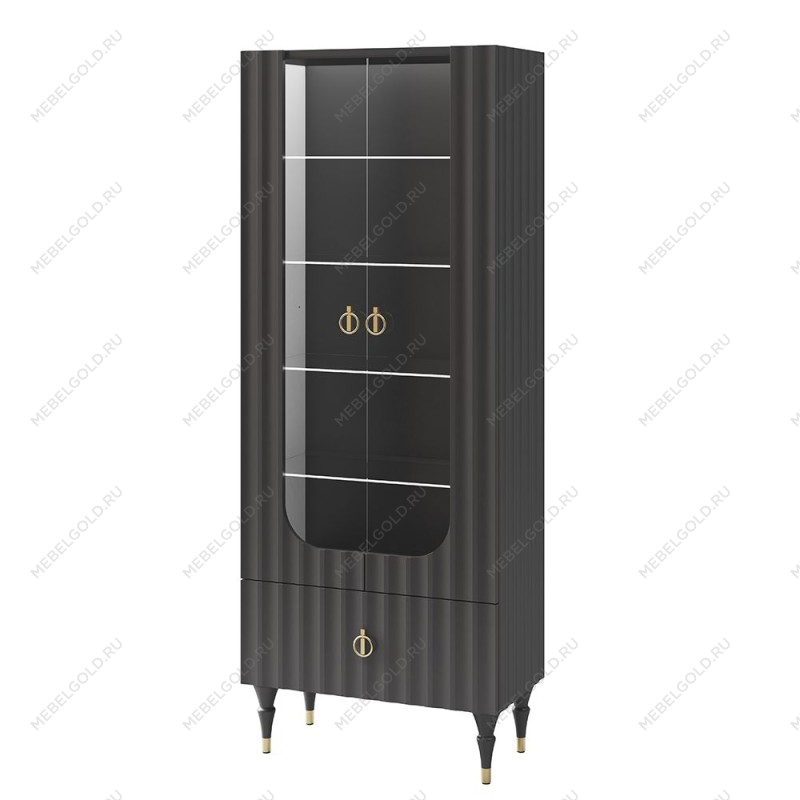 Шкаф комбинированный Лоренсо Графит МН-043-25