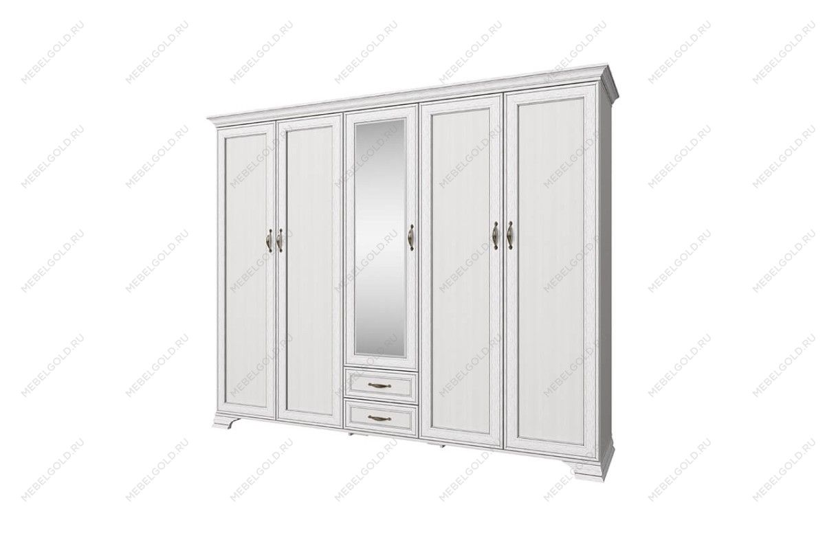 Шкаф Тиффани 5DG2S Z вудлайн кремовый