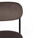 Стул REVO (mod. 7033)/1 шт. в упаковке, ткань/металл, 47х54х82 см, высота до сиденья 47 см, темно-серый barkhat 14/черный | изображение 5