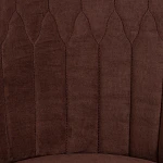 Кресло SWAN, флок, коричневый, 6 | изображение 7