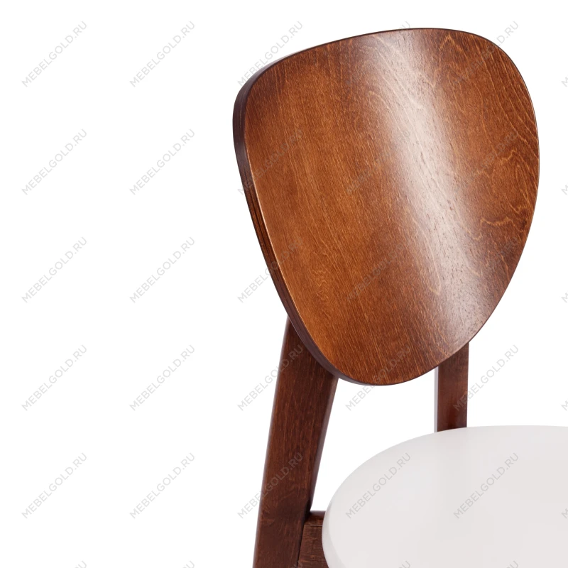 Стул DIAMANTE жесткое сидение, бук, 42 х 42 х 85 см, коричневый / белый | изображение 8