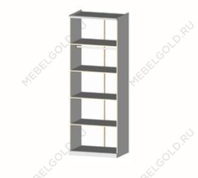 Шкаф Натали 2-дверный без зеркал белый глянец | изображение 3