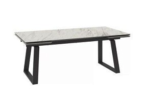 Стол с керамическим покрытием Chelsy-200 (200+45+45)х98 / Palissandro premium cer/Черный)