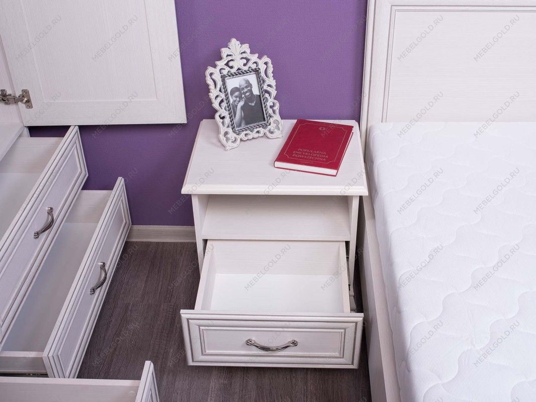 Тумба прикроватная Тиффани 1S вудлайн кремовый | изображение 6