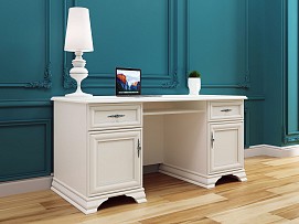 Стол письменный Кентаки BIU2D2S белый