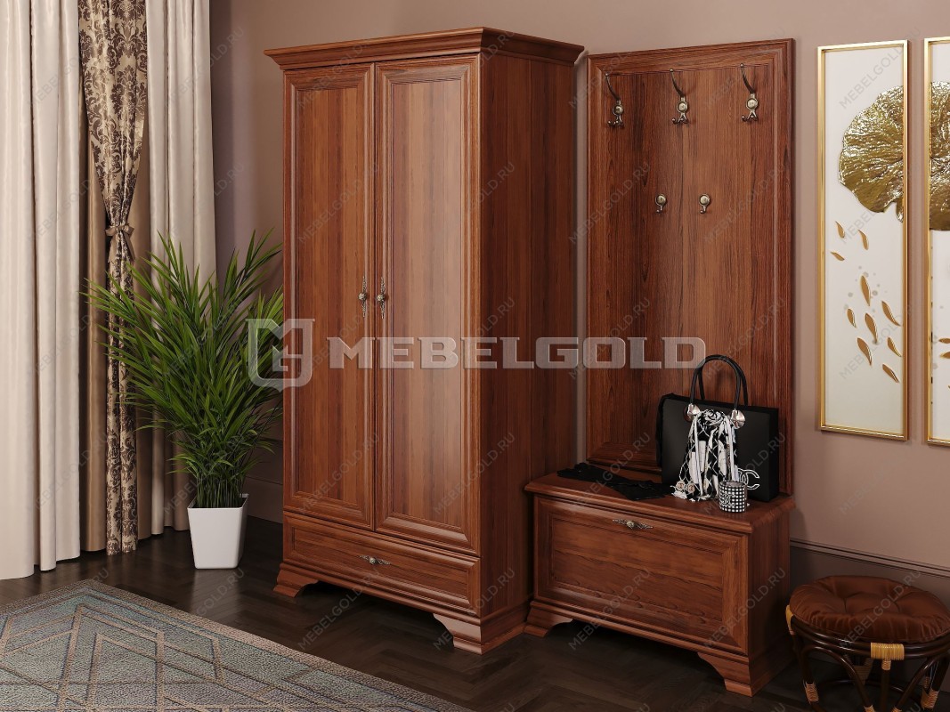 Шкаф Кентаки SZF2D1S каштан | изображение 2