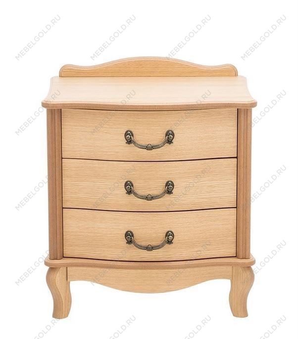 Тумбочка прикроватная Джульетта 3 ящ. (светлый дуб) | изображение 2