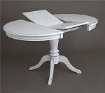 Стол Эгина (Белый/патина серебро/шпон дуб) | изображение 1