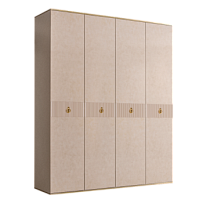 Шкаф 4-х дверный Римини СОЛО (Латте/Золото) РМШ2/4(s)