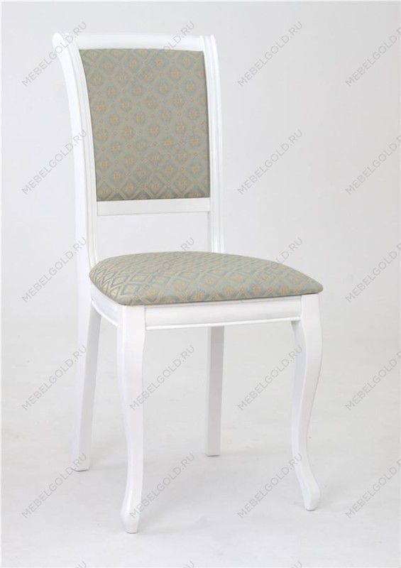 Стул Дионис (Белый/ ткань Santa Izumrud) | изображение 1