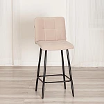 Полубарный стул Bari/Бари, велюр, бежевый, 7, 42х55х99 см | изображение 13