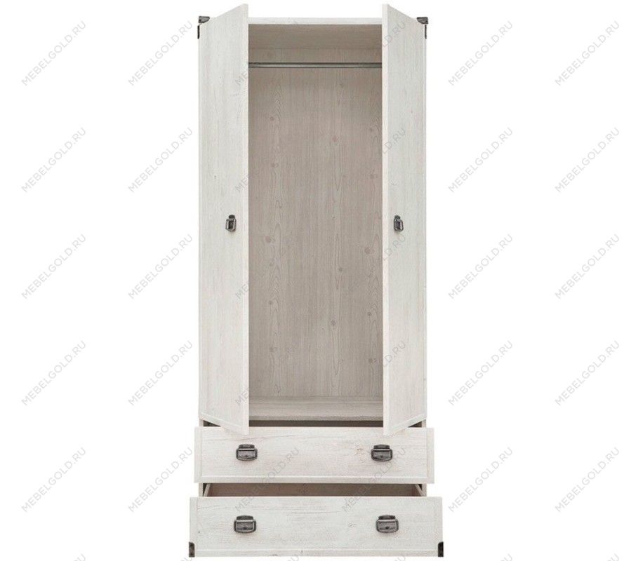 Шкаф со штангой Индиана JSZF2D2S сосна каньон | изображение 1
