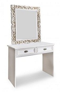 Туалетный столик Натали белый глянец