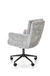 Кресло компьютерное Halmar FLORES (светло-серый/черный) | изображение 3