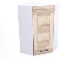 Шкаф угловой ШУ-60, Дублин (600*600*960) Дуб галифакс белый, 21661