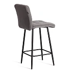 Полубарный стул Medeo/Медео, велюр, серый, 29, 42х56х102 см | изображение 2