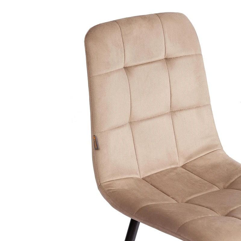 Стул CHILLY (mod. JSC-220), Велюр/металл, 44,5х52,5х88 см, Beige (бежевый) HLR8 / черный | изображение 8