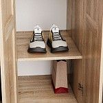 Полка ПЕГАС для шкафа, ДСП, цвет Дуб Сонома | изображение 3