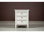 Тумба прикроватная 3 ящика Manhattan (Молочный) | изображение 3