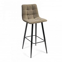 Стул барный CHILLY (mod.7095б) темно-серый barkhat 14/черный