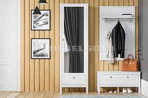 м. Марьина Роща - Шкаф Ева (Хельга) SZF1W1S/60 белый