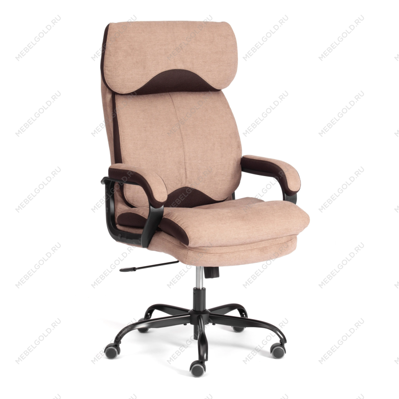 Кресло Duke metal BL, ткань, светло-коричневый, KUB 03/TW-24