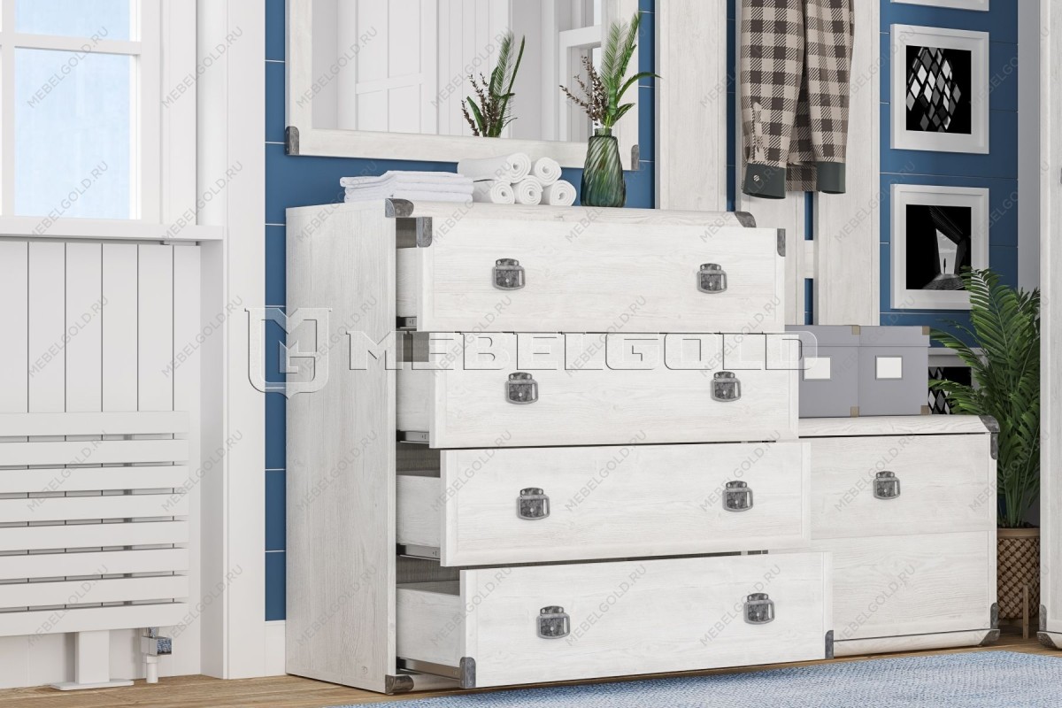 Комод Индиана JKOM4S/80 сосна каньон | изображение 3