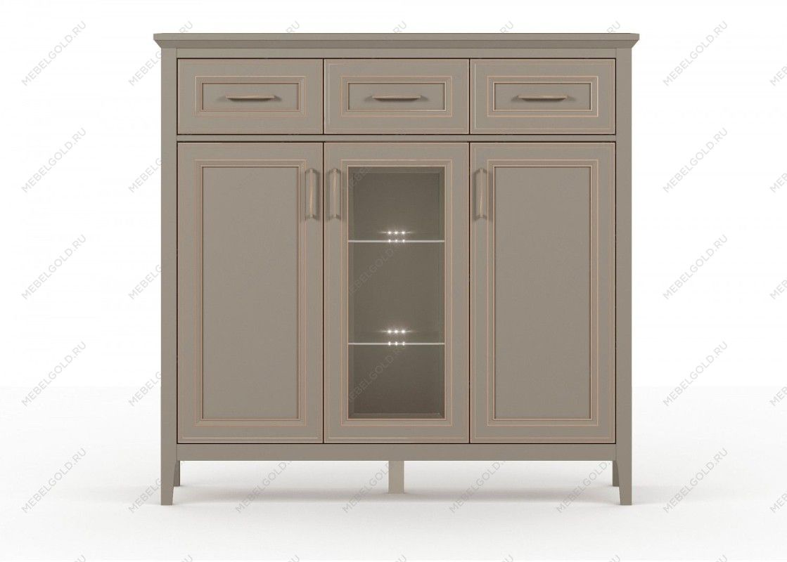 Тумба Классик KOM1W2D3S с подсветкой