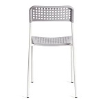 Стул ADDE (mod. C-049), металл/пластик, 39 х 49 х 78 см, Grey(серый)/White(белый) разборный | изображение 3